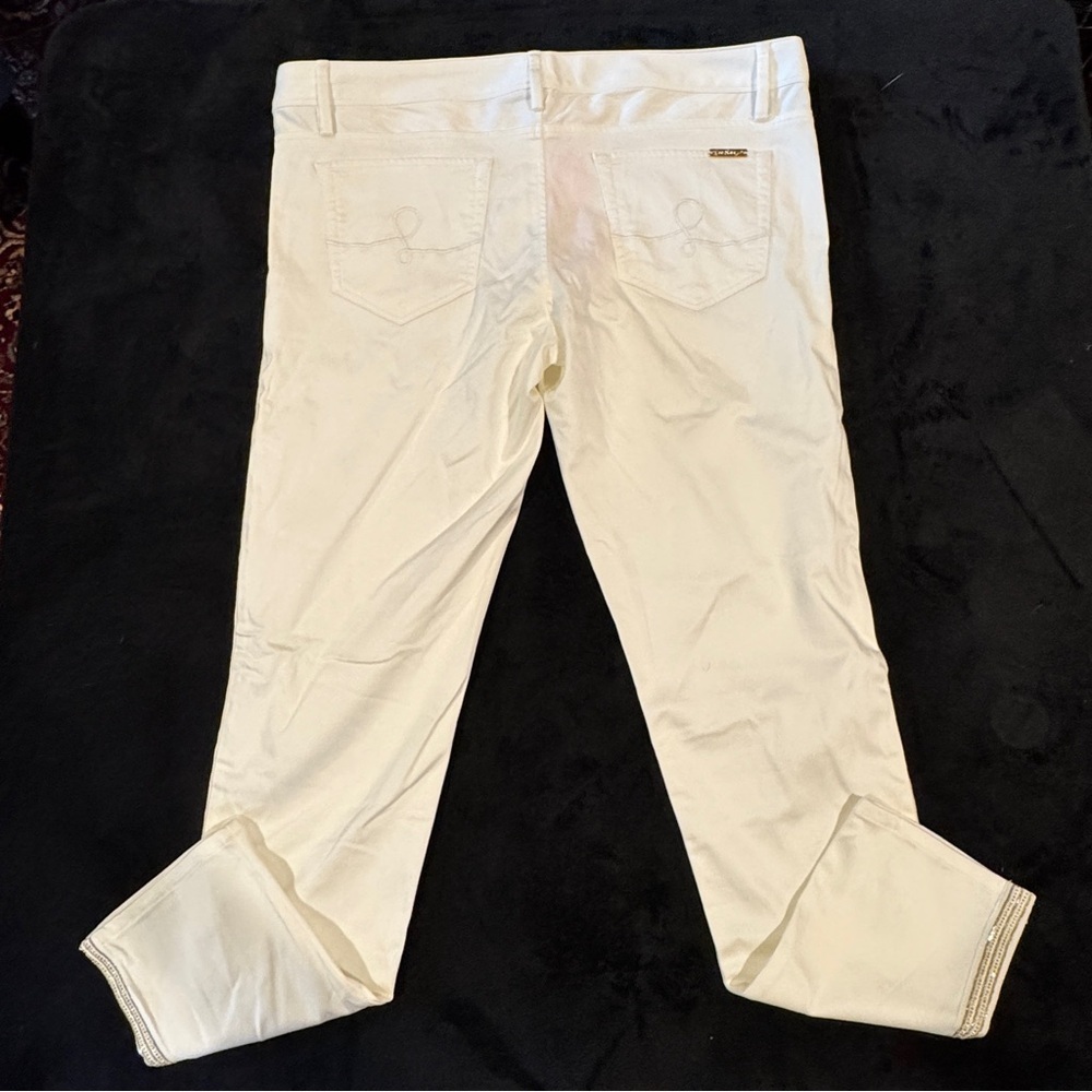 Lilly Pulitzer Worth Skinny Pants with Side Stripe Detail Size 14 - Picture 8 of 8